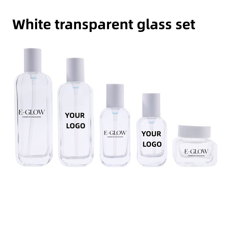Luxury Skincare Bottles - 【Logotipo Personalizado】1 Pieza Envase de Vidrio
