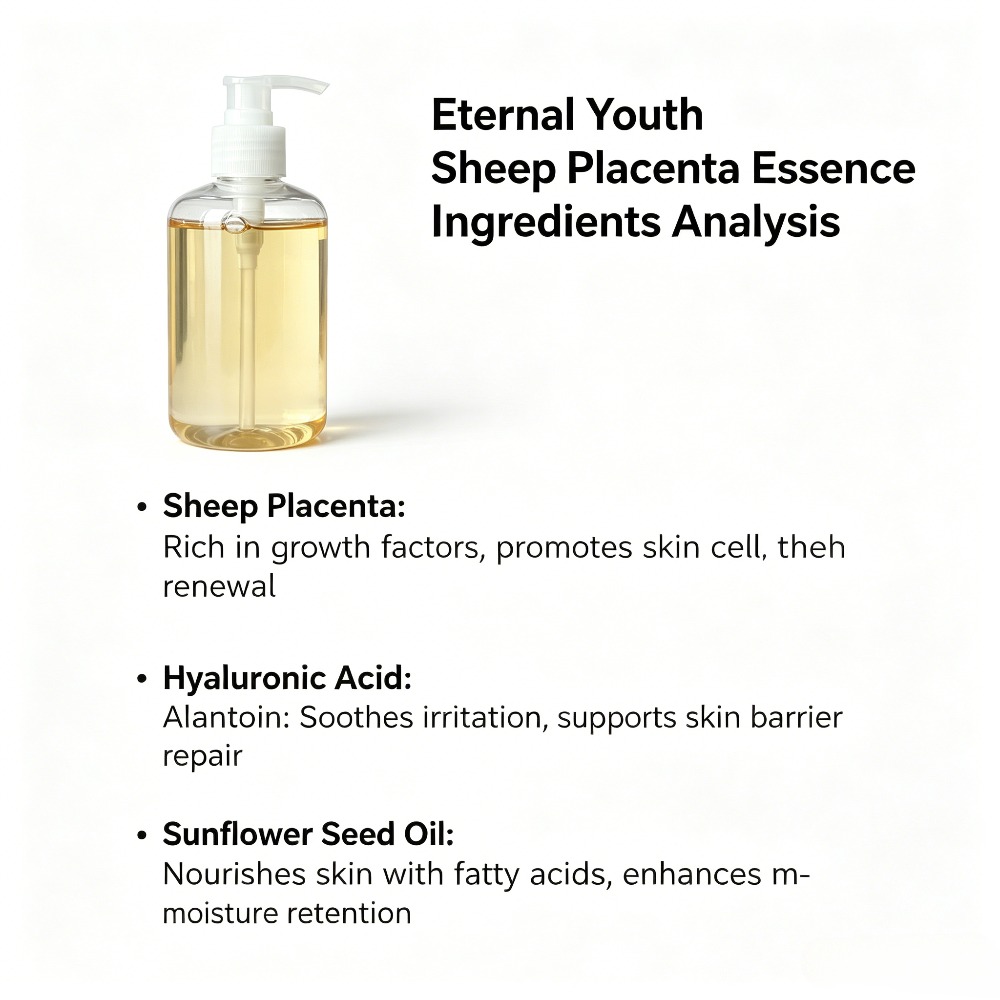 Suero líquido con esencia de p - Placenta Extract Serum reseña y precio