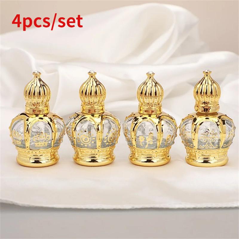 Juego de 4 Botellas de Vidrio  - Luxury Skincare Bottles reseña y precio